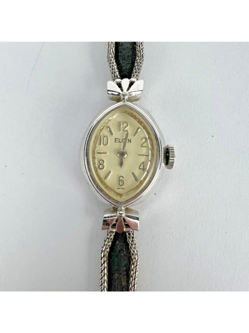 Vintage Elgin Ladies Watch โ 10K RGP Case, 1/20 10K GF Band โ For Parts - Picture 3 of 4